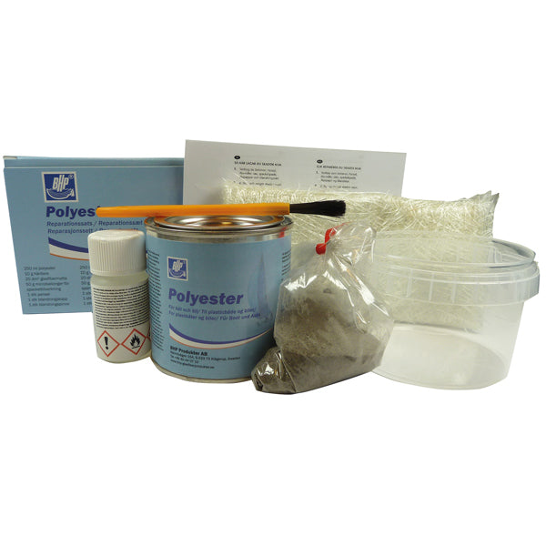 BHP Reparationssats Polyester Glasfiber 0