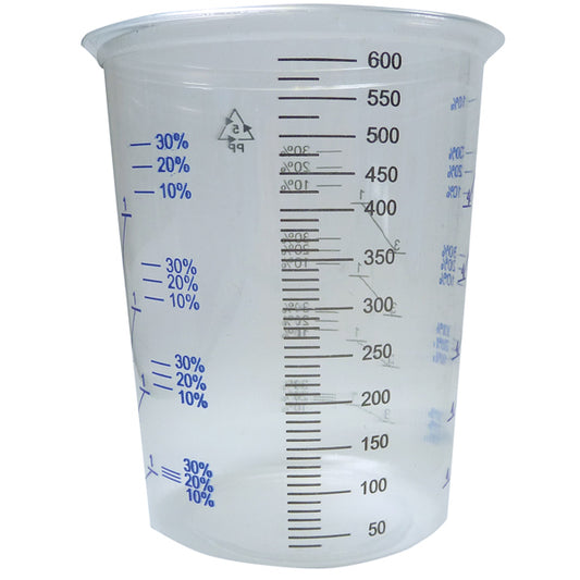 Blandningsmugg 600 ml, frp med 25 st