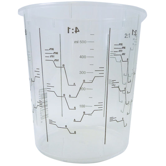 Blandningsmugg 650 ml Heavy Duty, frp med 25 st