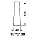DHR Lampglas 10 x 130 mm