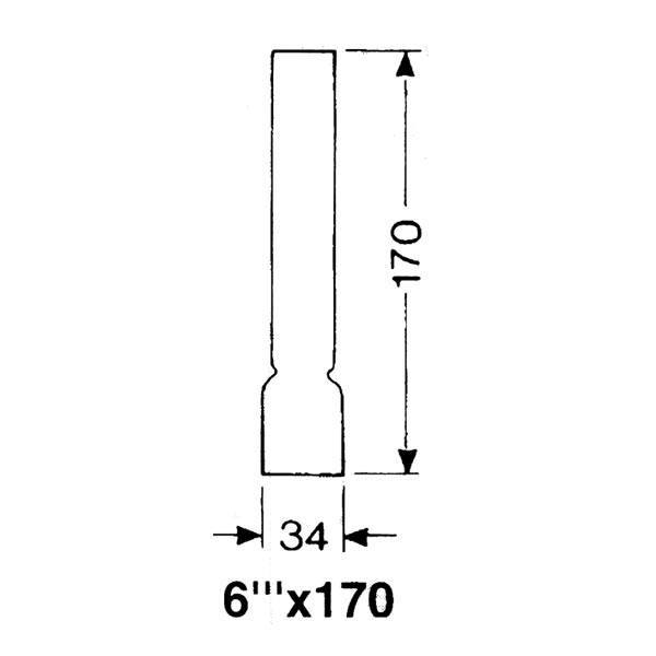 DHR Lampglas 6 x 170 mm