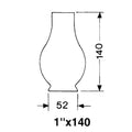 DHR Lampglas 1 x 140 mm