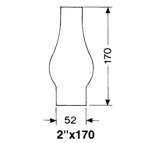 DHR Lampglas 2 x 170 mm